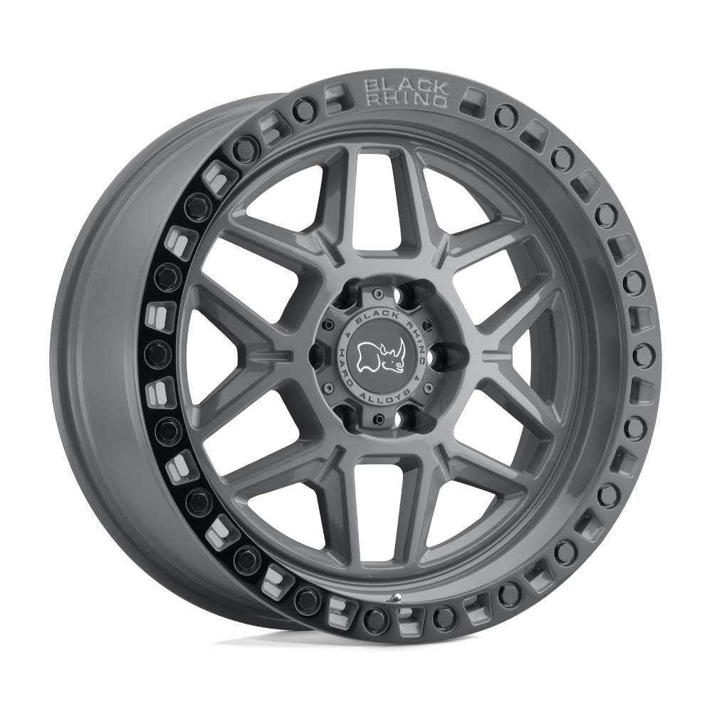 Black Rhino KELSO 18X9 -12 6X139.7/6X5.5 BATTLESHIP GRAY W/ BLACK RING