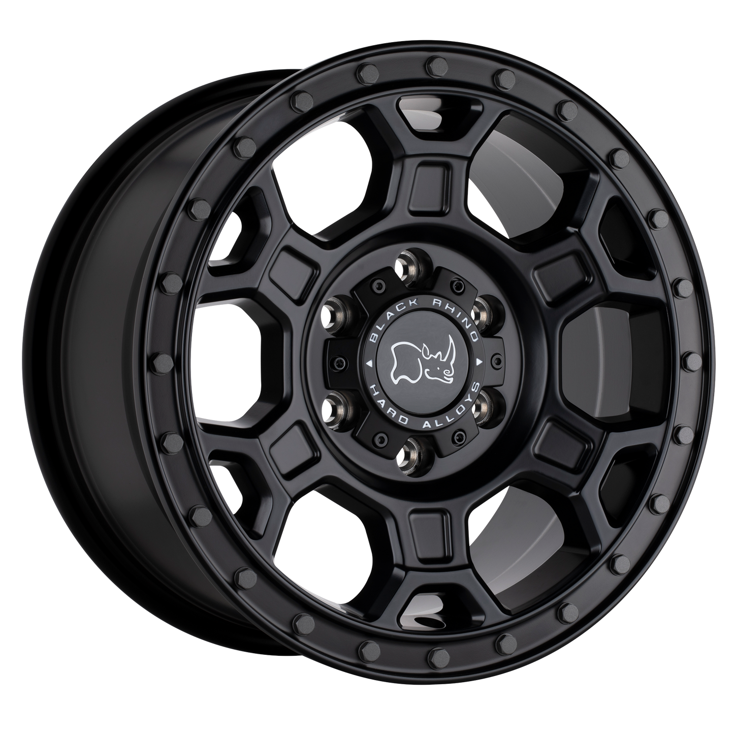 Black Rhino MIDHILL 18X8 48 5X130/5X130 MATTE BLACK W/ GUNMETAL BOLTS