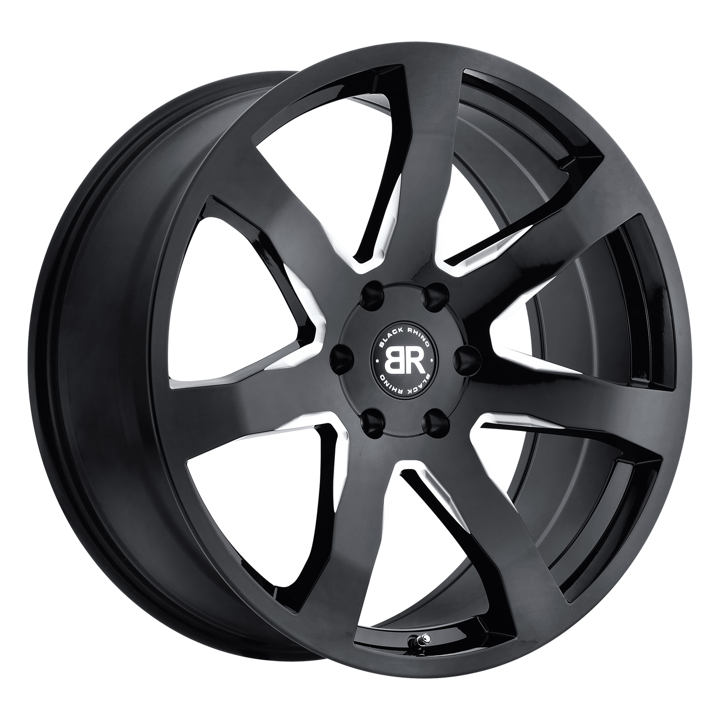 Black Rhino MOZAMBIQUE 18X8.5 35 5X114.3/5X4.5 GLOSS BLACK & MILLED