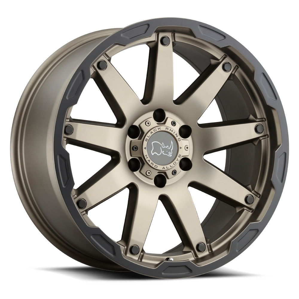 Black Rhino OCEANO 20X9.5 12 6X135/6X135 MATTE BRONZE W/ BLACK RING