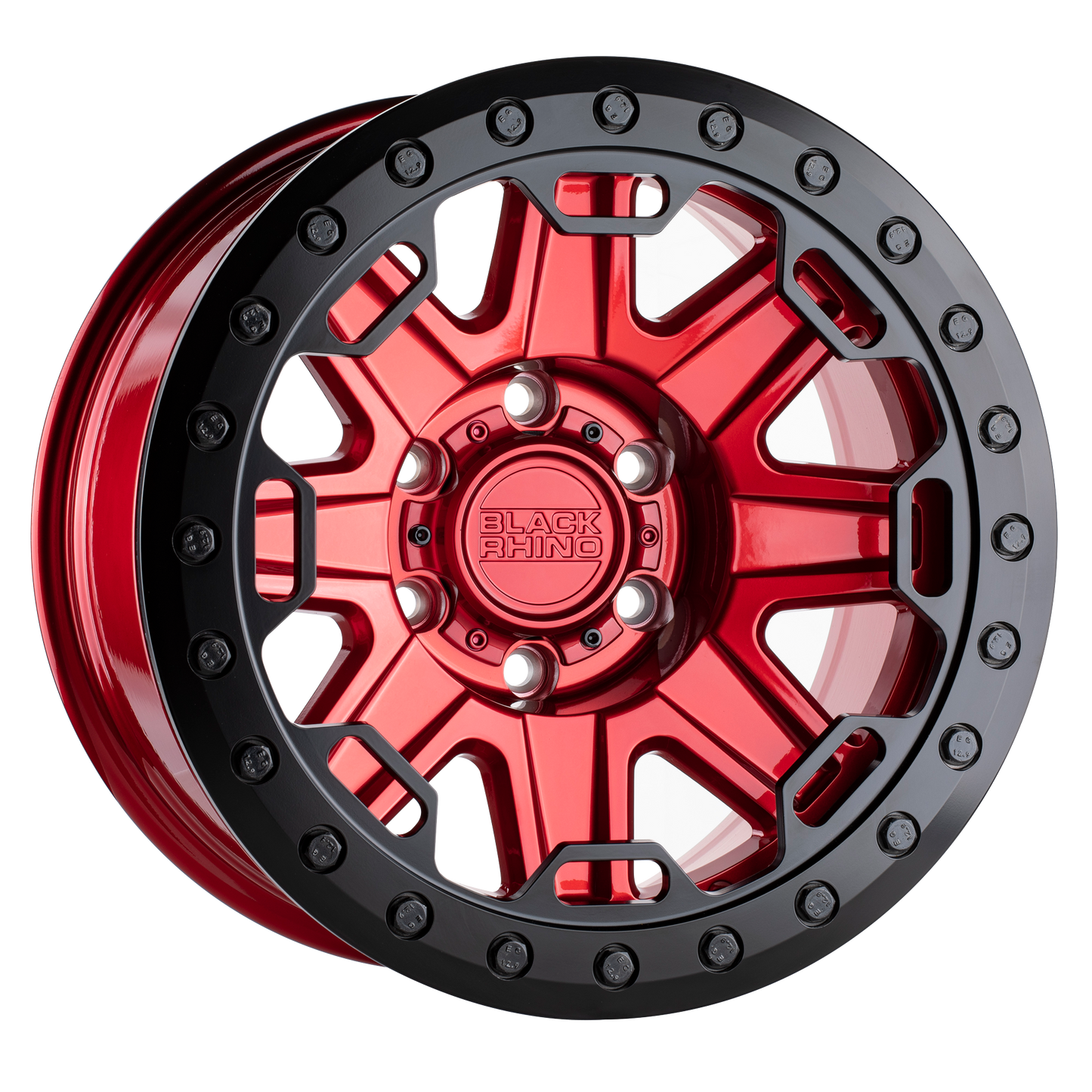 Black Rhino RIFT 17X8.5 0 6X135/6X135 CANDY RED W/ BLACK RING