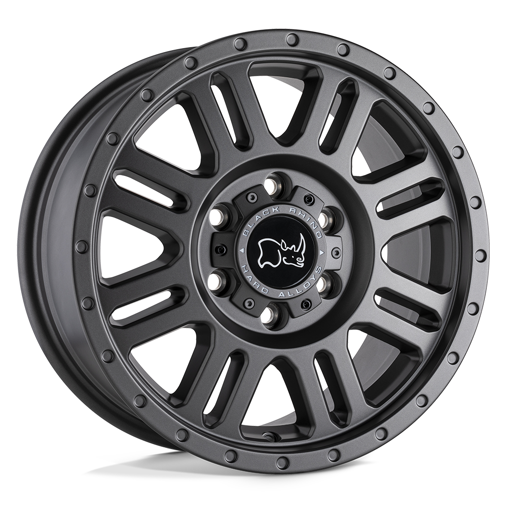 Black Rhino YELLOWSTONE 17X8 38 6X130/6X130 MATTE GUNMETAL