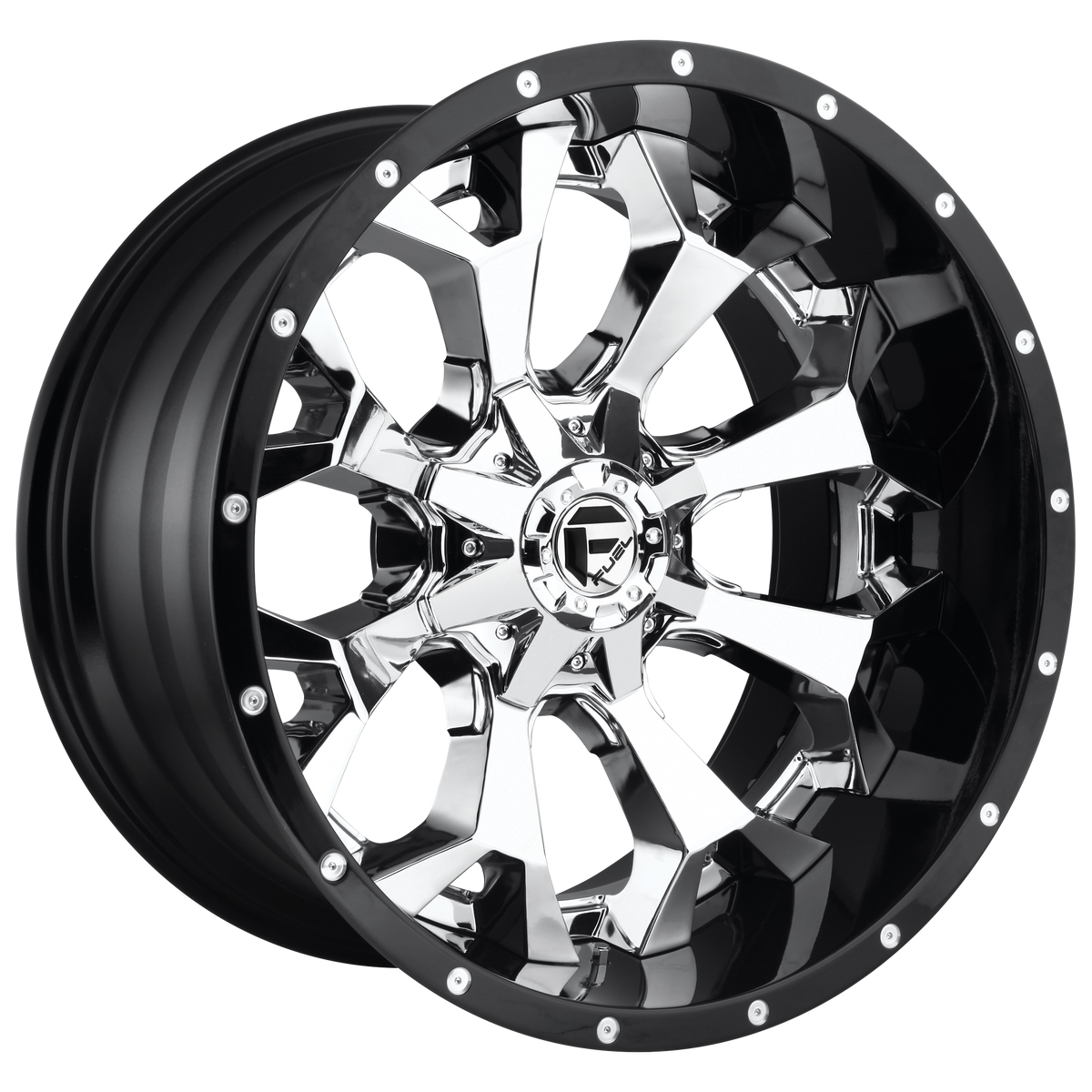 ASSAULT 20x10 8x170.00 CHROME PLATED GLOSS BLACK LIP (-18 mm) - Tires and Engine Performance