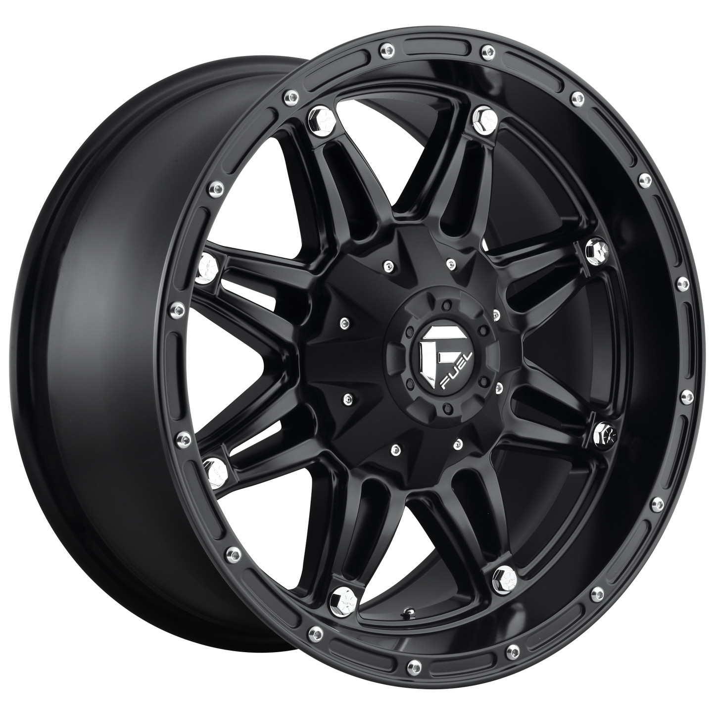 HOSTAGE 18x12 6x135.00/6x139.70 MATTE BLACK (-44 mm) - Tires and Engine Performance