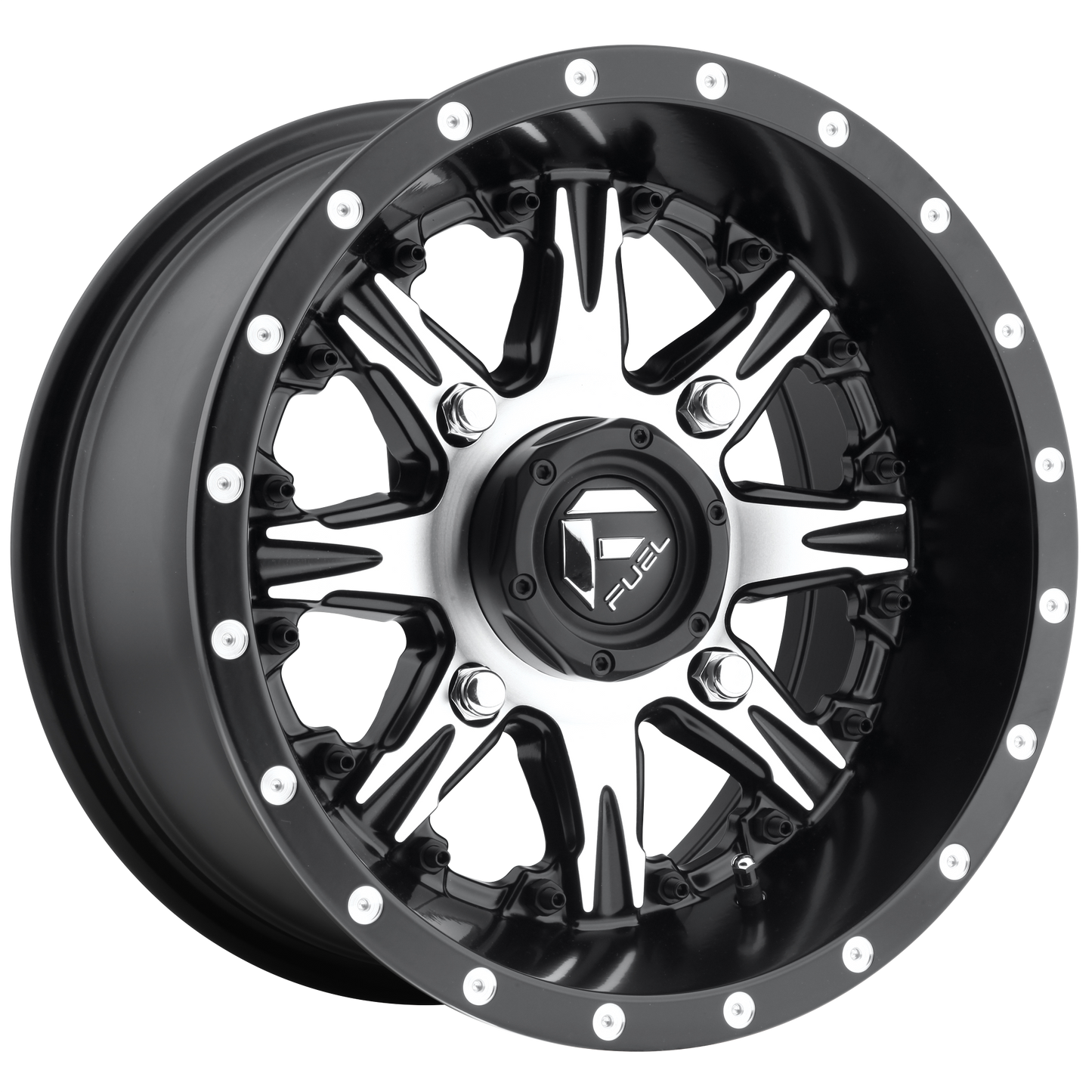 NUTZ UTV 14x7 4x110.00 MATTE BLACK MACHINED (13 mm) - Tires and Engine Performance