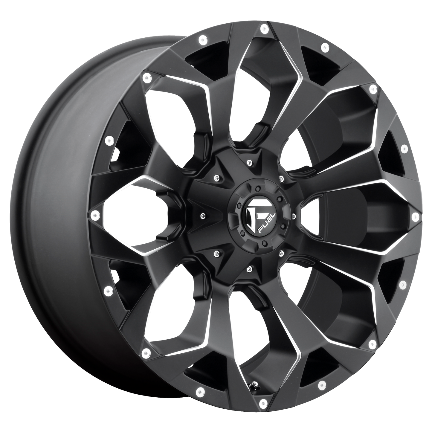 ASSAULT 18x9 8x180.00 MATTE BLACK MILLED (20 mm) - Tires and Engine Performance