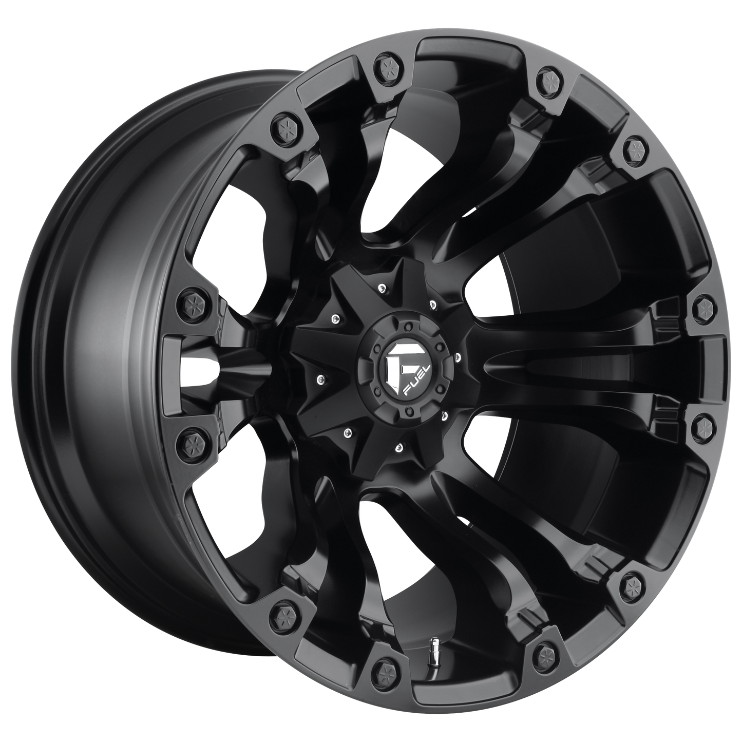 VAPOR 20x9 6x135.00/6x139.70 MATTE BLACK (20 mm) - Tires and Engine Performance