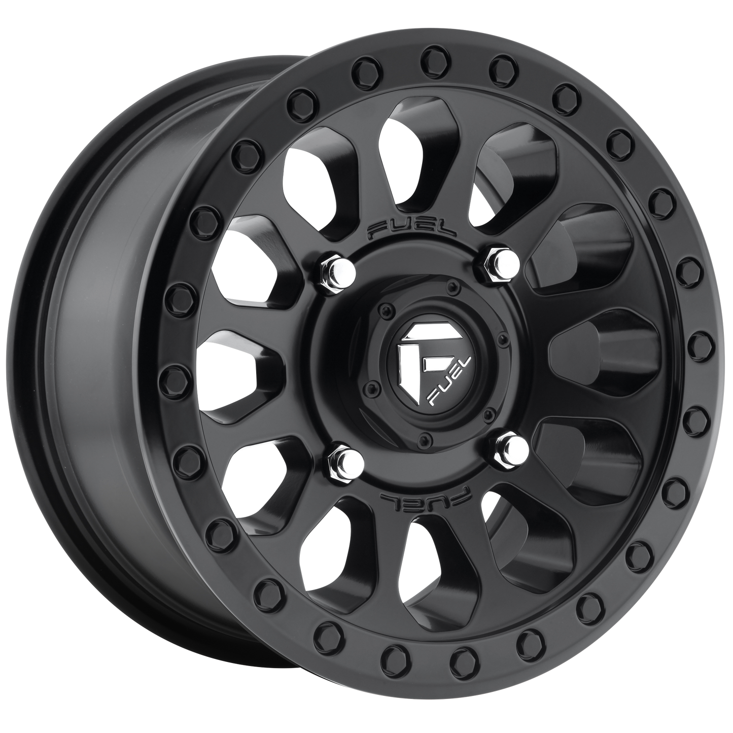 VECTOR UTV 14x7 4x137.00 MATTE BLACK (38 mm) - Tires and Engine Performance