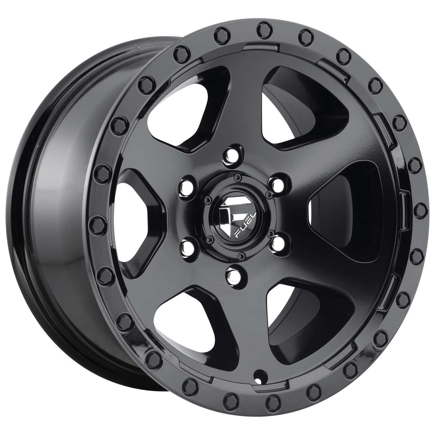 RIPPER 16x8 6x139.70 MATTE BLACK GLOSS BLACK LIP (1 mm) - Tires and Engine Performance