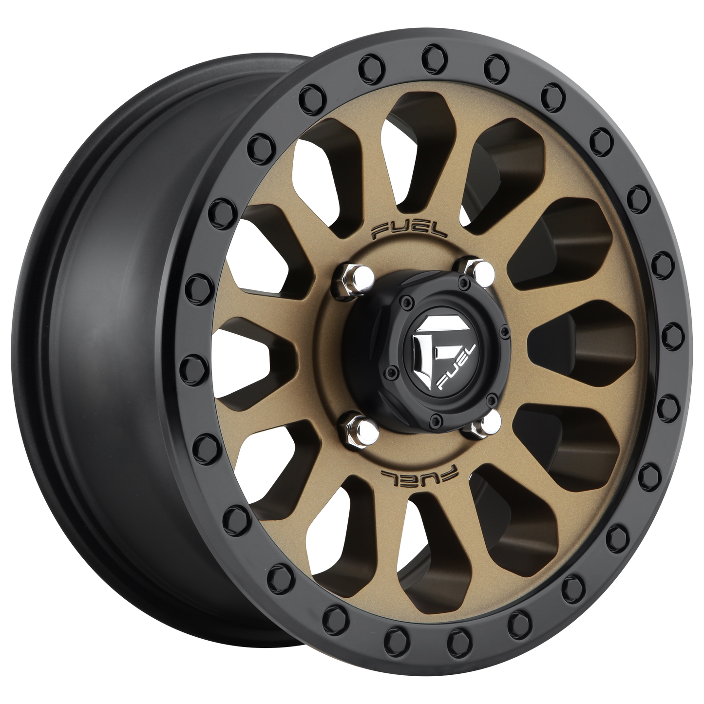 VECTOR 15x7 4x137.00 MATTE BRONZE BLACK BEAD RING (38 mm) - Tires and Engine Performance