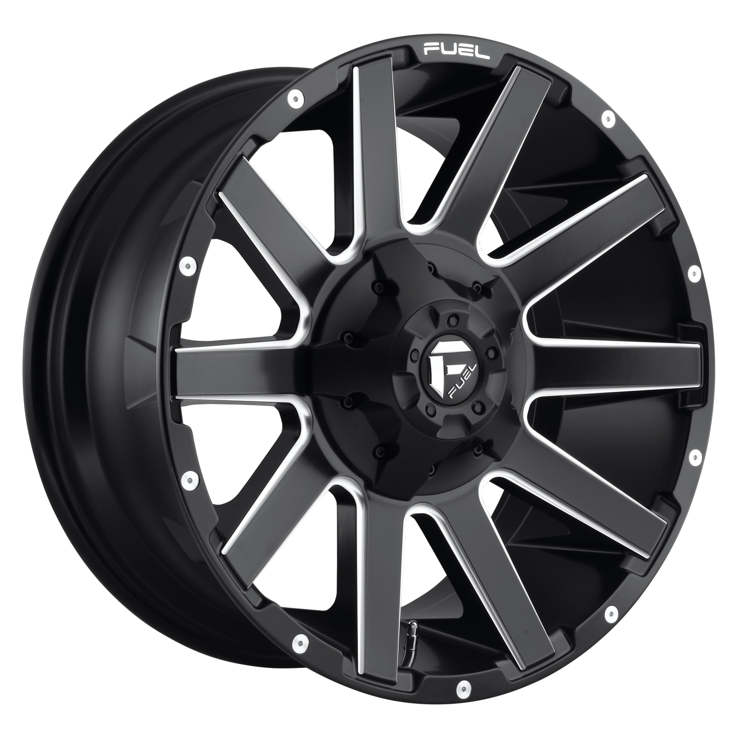 CONTRA 20x9 6x135.00/6x139.70 MATTE BLACK MILLED (20 mm) - Tires and Engine Performance