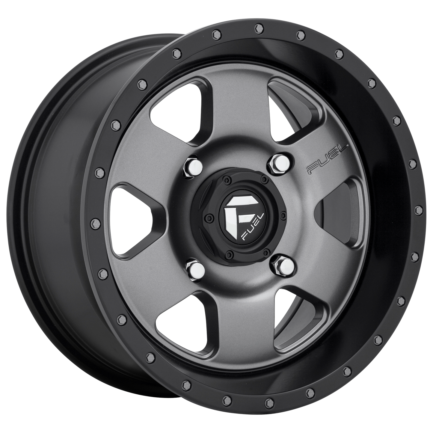 PODIUM 18x9 6x139.70 MATTE GUN METAL BLACK BEAD RING (1 mm) - Tires and Engine Performance