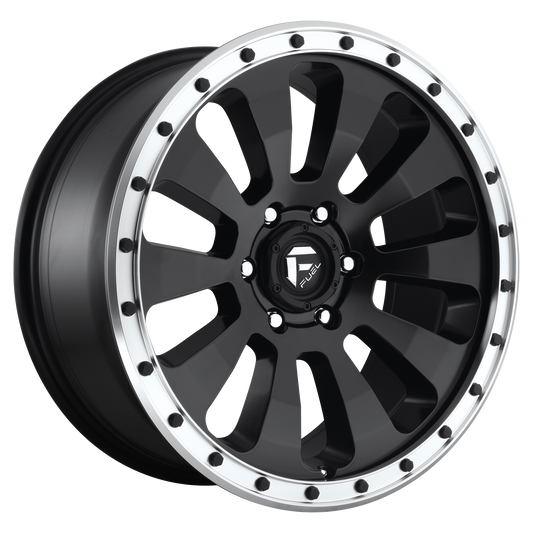 TACTIC 17x9 5x127.00 MATTE BLACK MACHINED RING (-12 mm) - Tires and Engine Performance