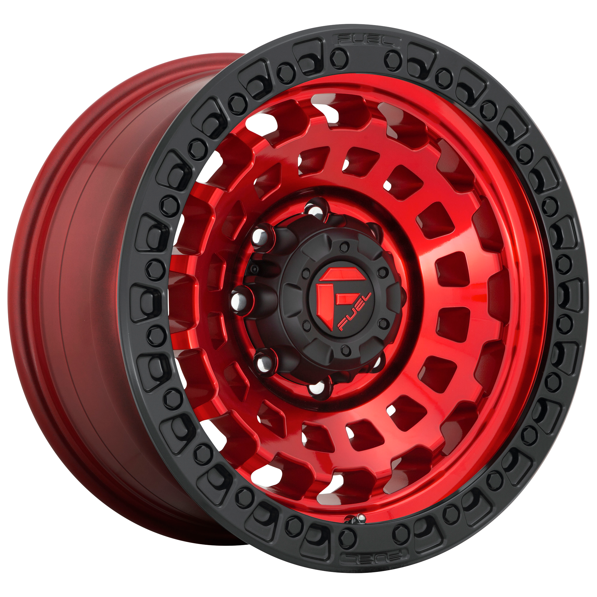 ZEPHYR 20x9 6x139.70 CANDY RED BLACK BEAD RING (1 mm) - Tires and Engine Performance