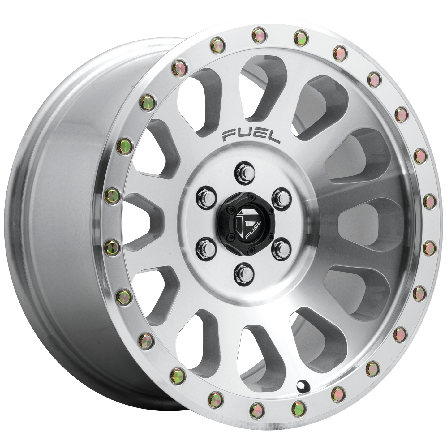 VECTOR 17x9 5x127.00 DIAMOND CUT MACHINED W/ CLEAR COAT (-12 mm) - Tires and Engine Performance