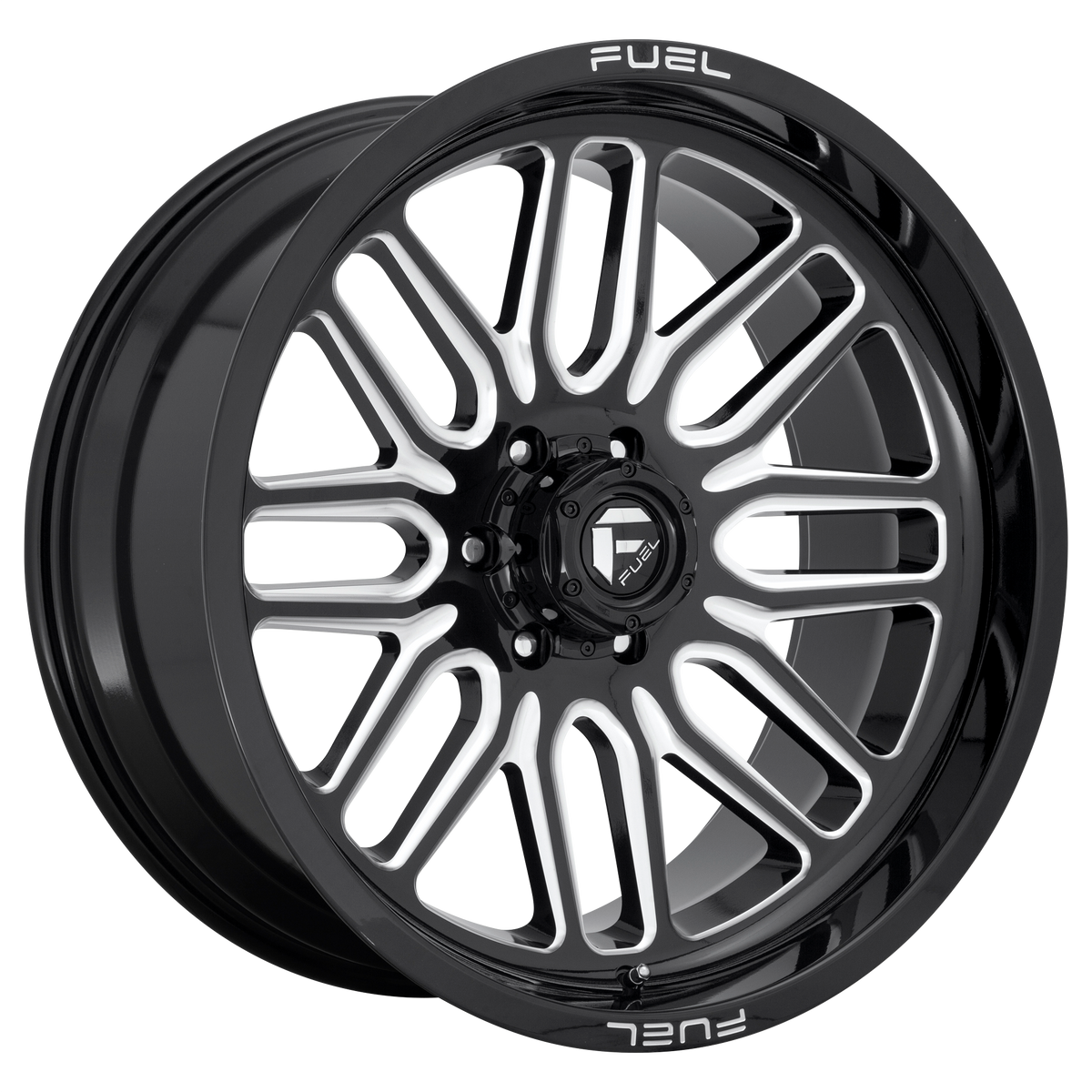 IGNITE 22x12 5x127.00 GLOSS BLACK MILLED (-43 mm) - Tires and Engine Performance