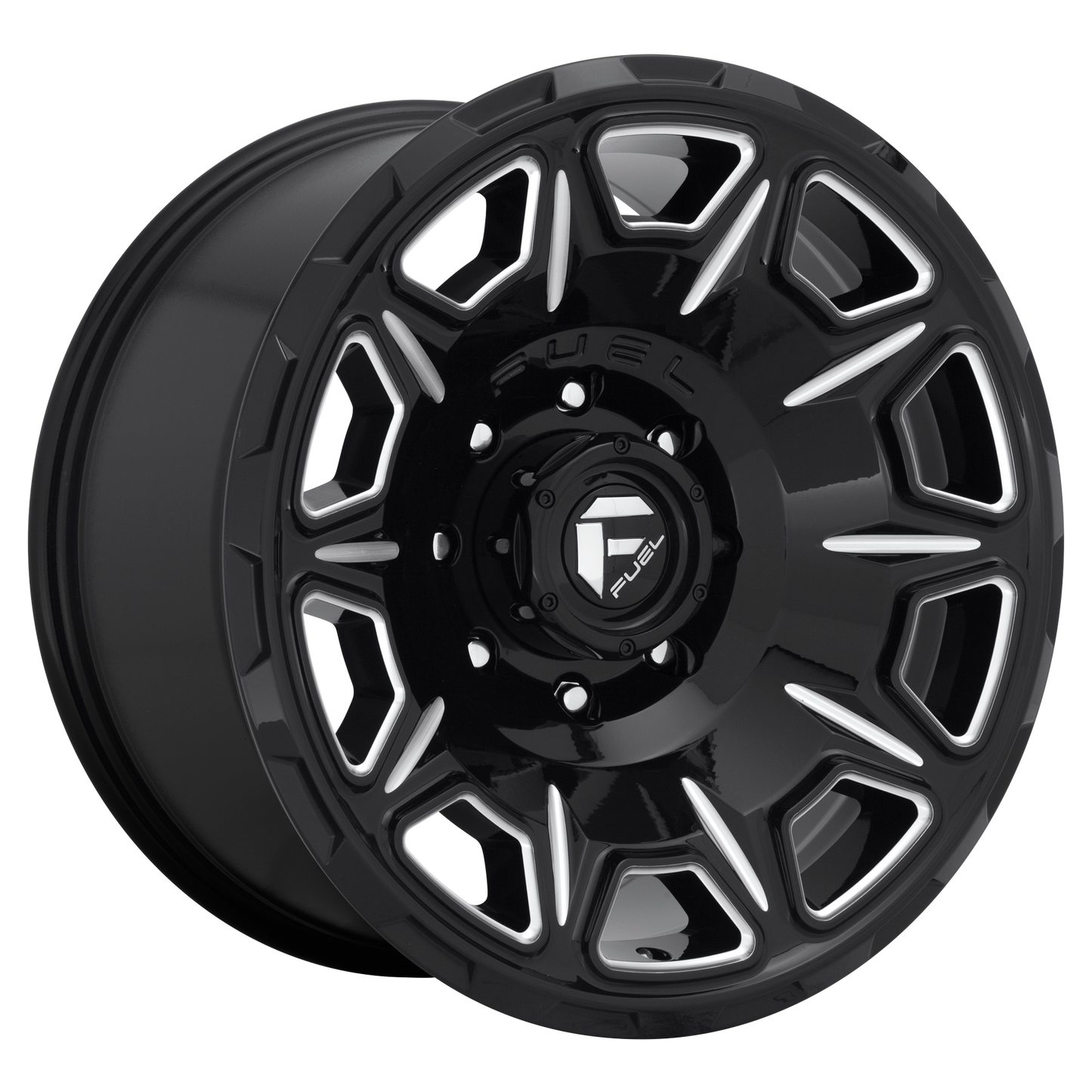 VENGEANCE 20x10 6x139.70 GLOSS BLACK MILLED (-18 mm) - Tires and Engine Performance