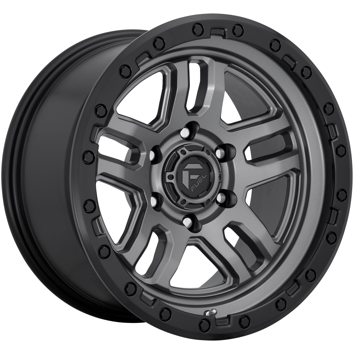 AMMO 18x9 5x127.00 MATTE GUN METAL BLACK BEAD RING (-12 mm) - Tires and Engine Performance
