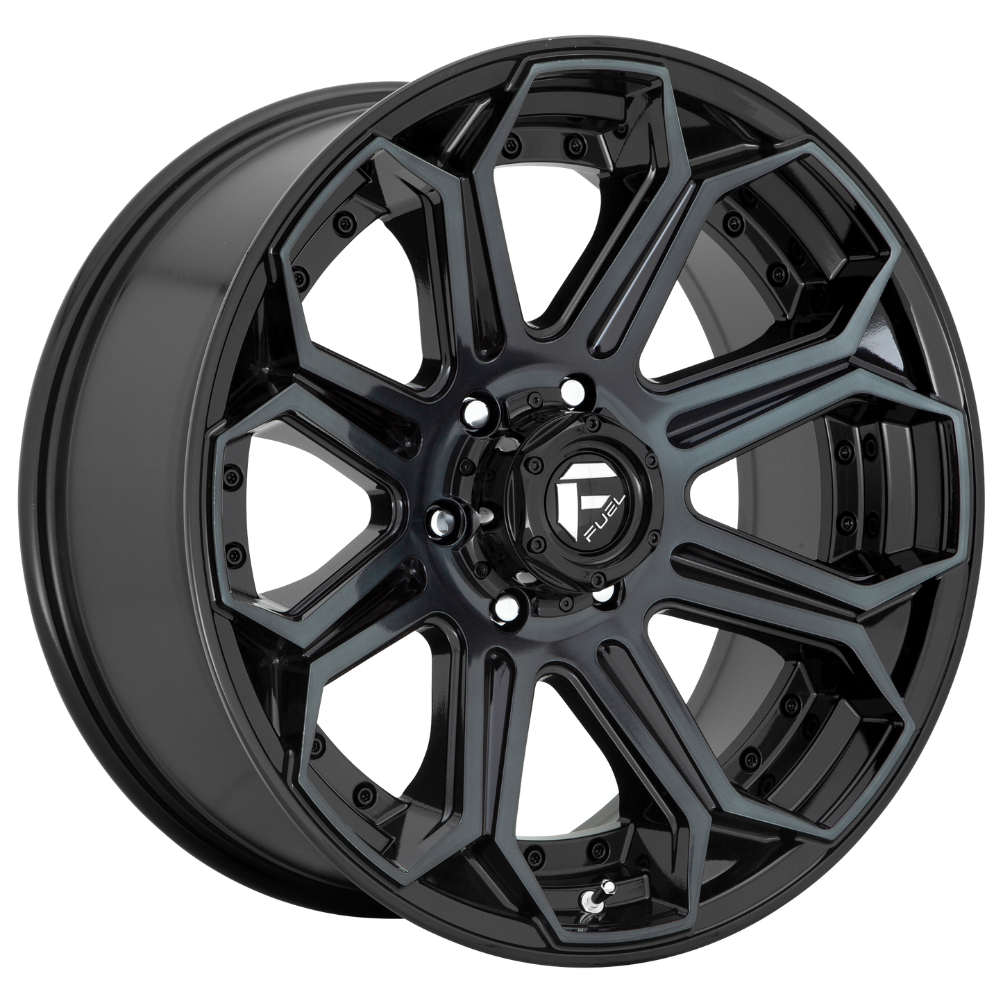 SIEGE 20x10 8x180.00 GLOSS MACHINED DOUBLE DARK TINT (-18 mm) - Tires and Engine Performance