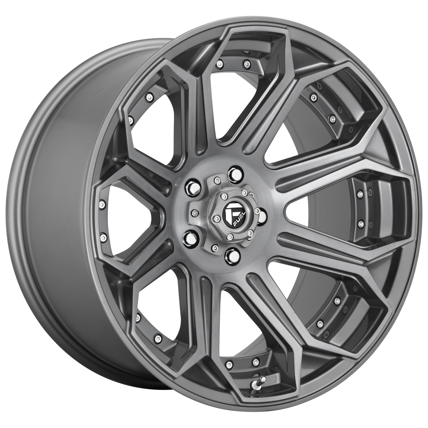 SIEGE 22x10 5x127.00 BRUSHED GUN METAL TINTED CLEAR (-18 mm) - Tires and Engine Performance