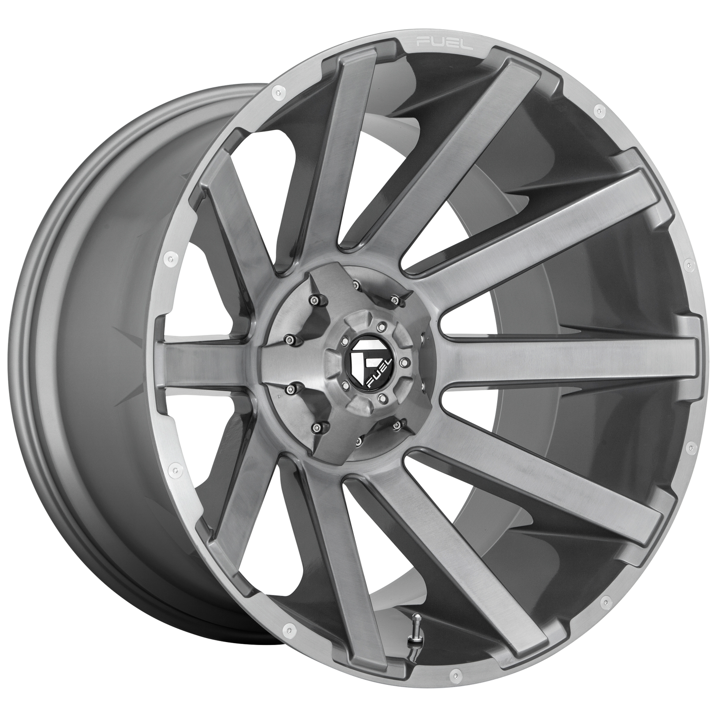 CONTRA PLATINUM 20x10 8x180.00 BRUSHED GUN METAL TINTED CLEAR (-18 mm) - Tires and Engine Performance