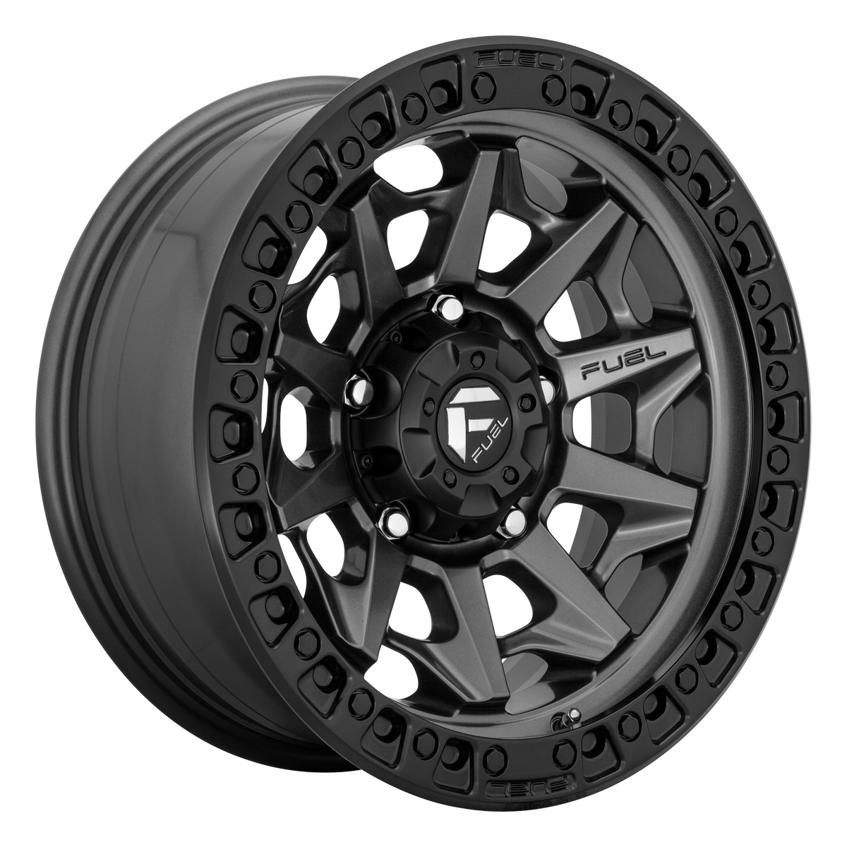 COVERT 20x9 5x139.70 MATTE GUN METAL BLACK BEAD RING (20 mm) - Tires and Engine Performance