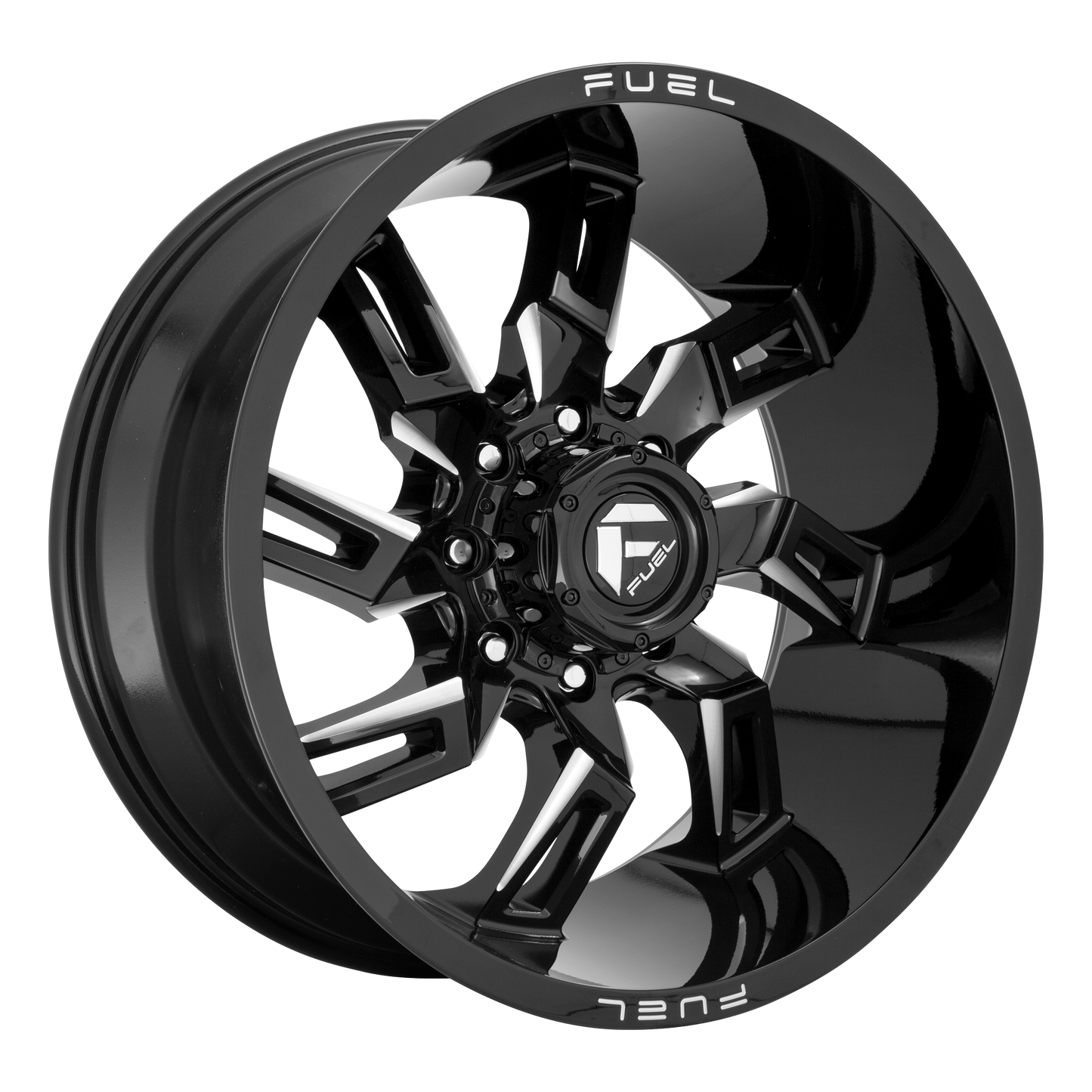 LOCKDOWN 20x9 5x139.70 GLOSS BLACK MILLED (1 mm) - Tires and Engine Performance