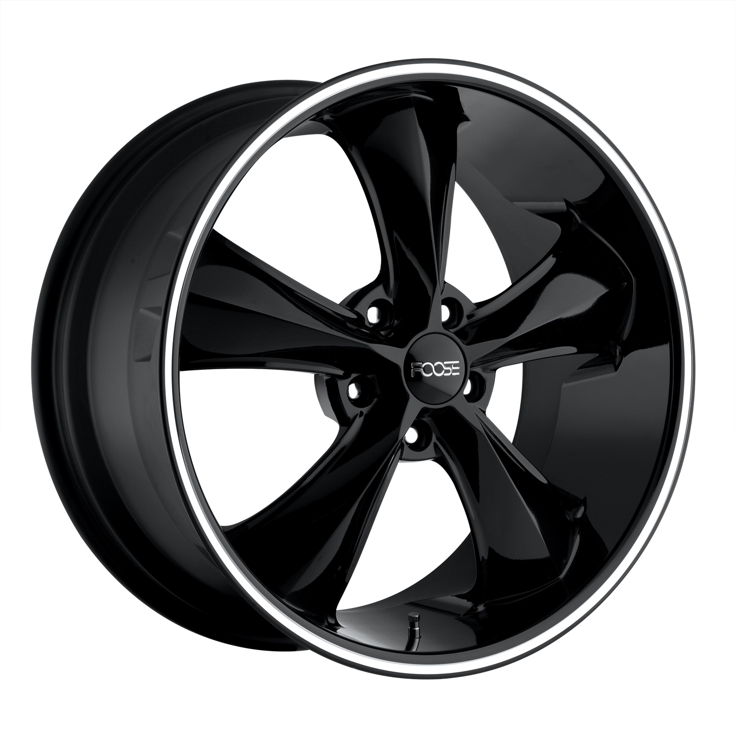 LEGEND 17x8 5x114.30 GLOSS BLACK MILLED (1 mm) - Tires and Engine Performance