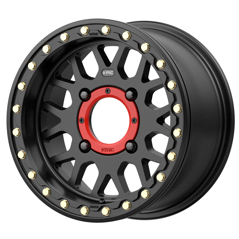GRENADE BEADLOCK 14x10 4x137.00 SATIN BLACK (0 mm) - Tires and Engine Performance