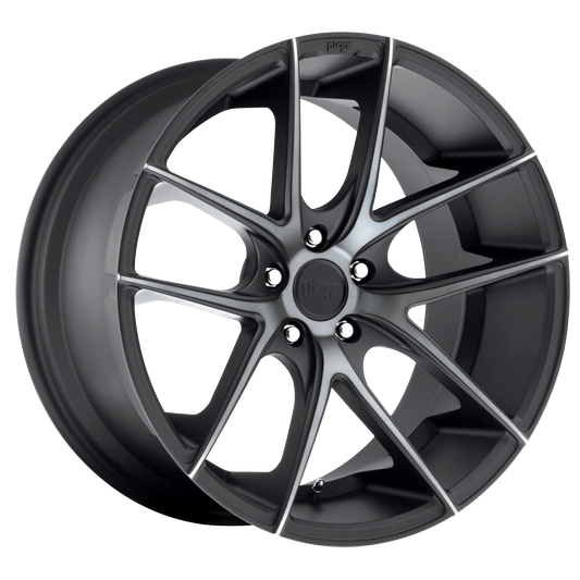 TARGA 20x8.5 5x114.30 MATTE BLACK DOUBLE DARK TINT (35 mm) - Tires and Engine Performance