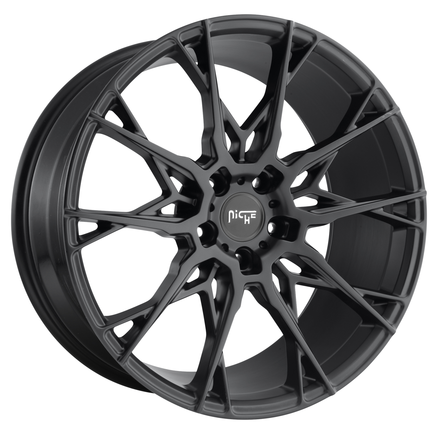 STACCATO 19x8.5 5x114.30 MATTE BLACK (35 mm) - Tires and Engine Performance