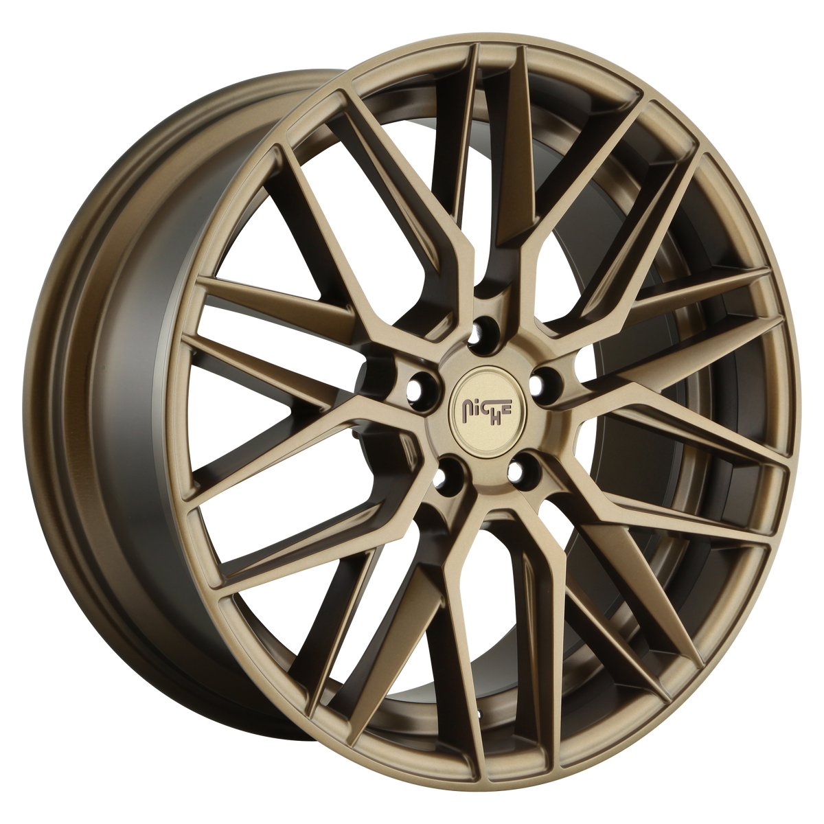 GAMMA 19x9.5 5x120.00 MATTE BRONZE (40 mm) - Tires and Engine Performance