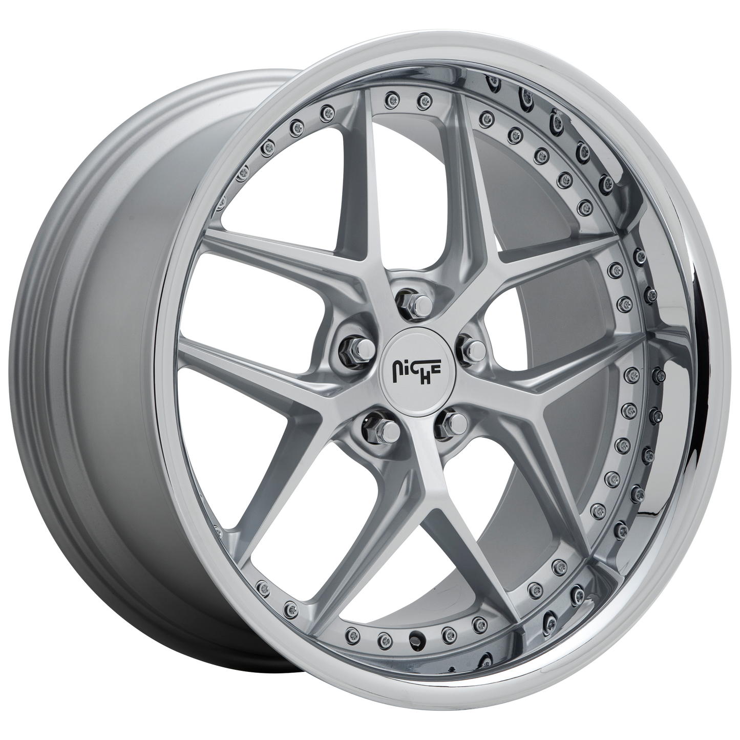 VICE 20x9 5x120.00 MATTE SILVER (35 mm) - Tires and Engine Performance