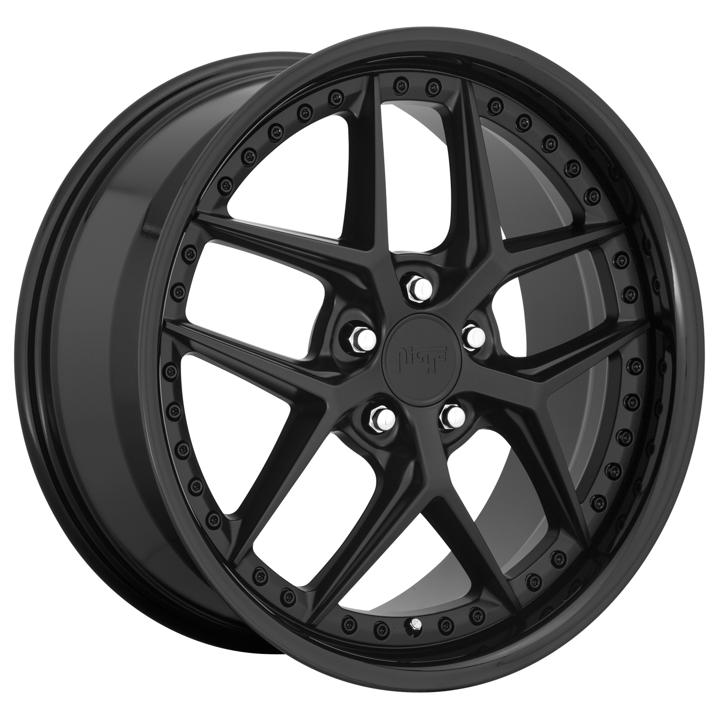 VICE 20x10.5 5x120.00 GLOSS BLACK MATTE BLACK (35 mm) - Tires and Engine Performance