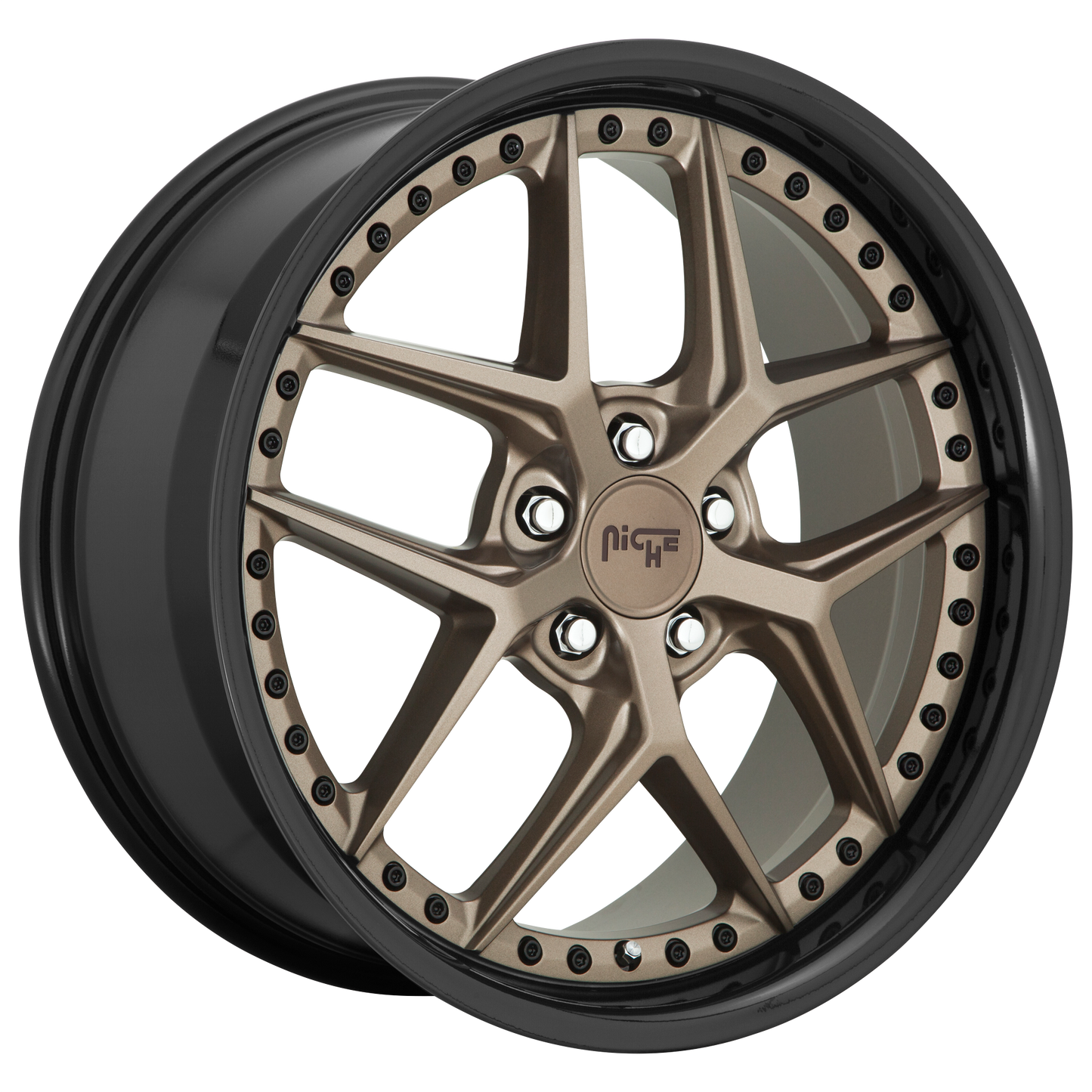 VICE 20x10.5 5x112.00 MATTE BRONZE BLACK BEAD RING (40 mm) - Tires and Engine Performance