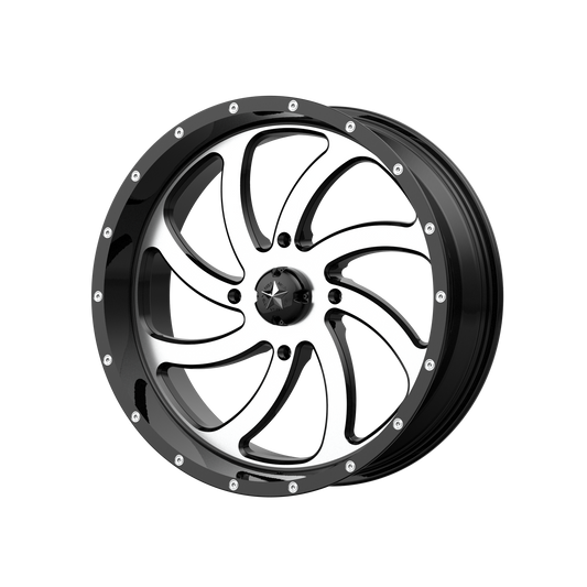 SWITCH 20x7 4x156.00 MACHINED GLOSS BLACK (0 mm) - Tires and Engine Performance