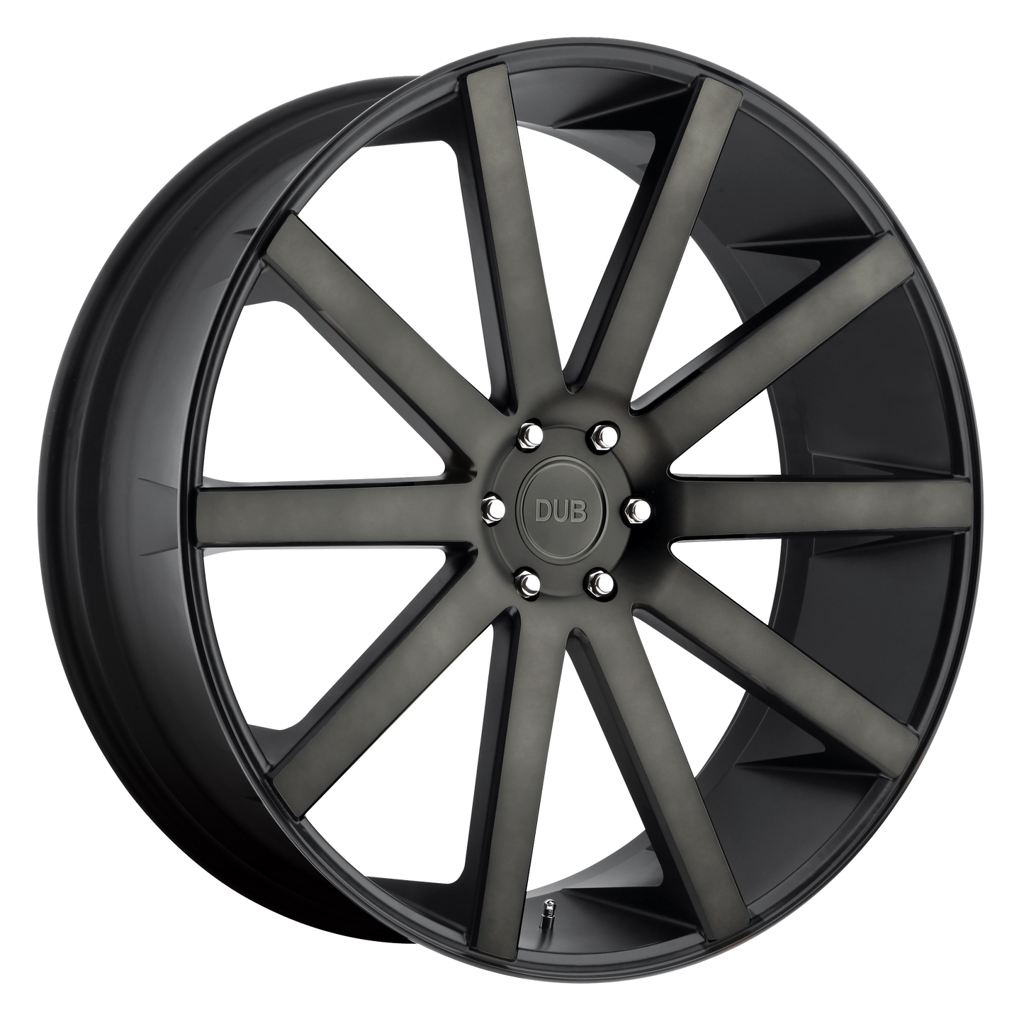 SHOT CALLA 22x9 5x114.30 MATTE BLACK DOUBLE DARK TINT (38 mm) - Tires and Engine Performance
