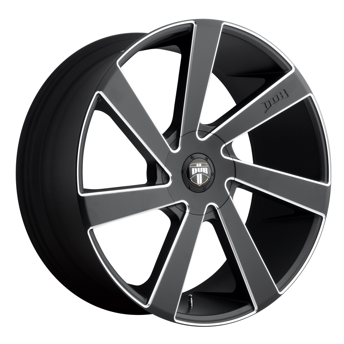 DIRECTA 24x10 6x135.00/6x139.70 MATTE BLACK MILLED (30 mm) - Tires and Engine Performance