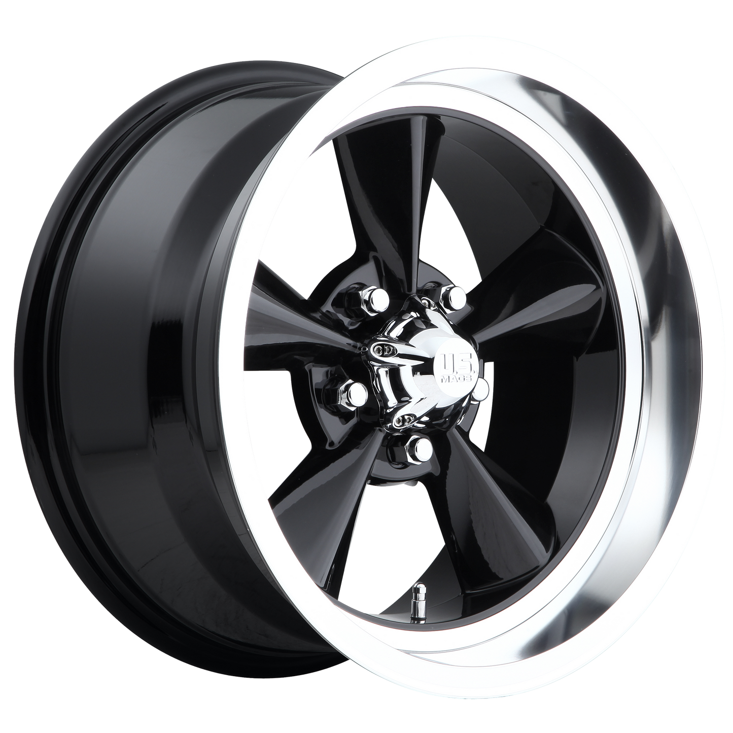 STANDARD 17x7 5x120.65 GLOSS BLACK (1 mm) - Tires and Engine Performance