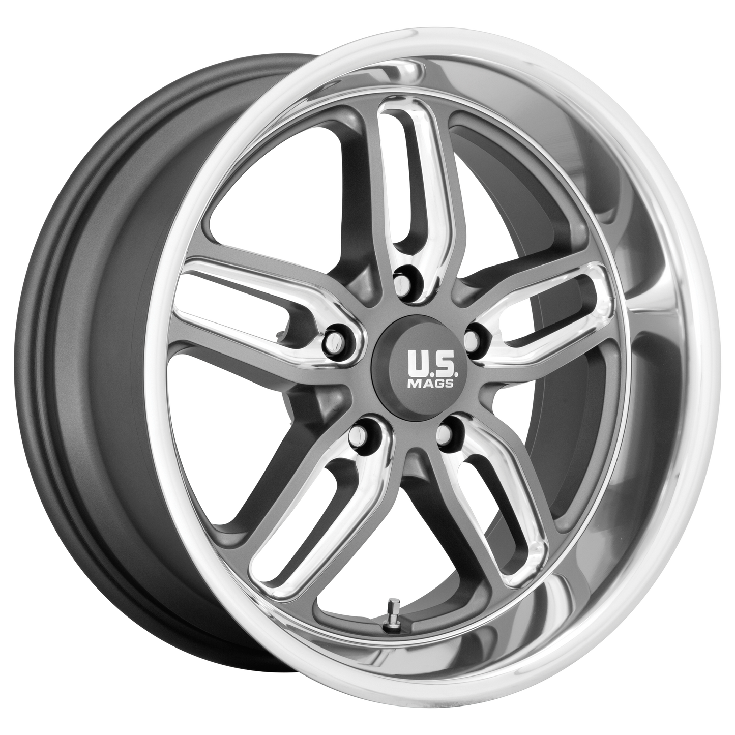 CTEN 18x8 5x120.65 MATTE GUN METAL MILLED (1 mm) - Tires and Engine Performance