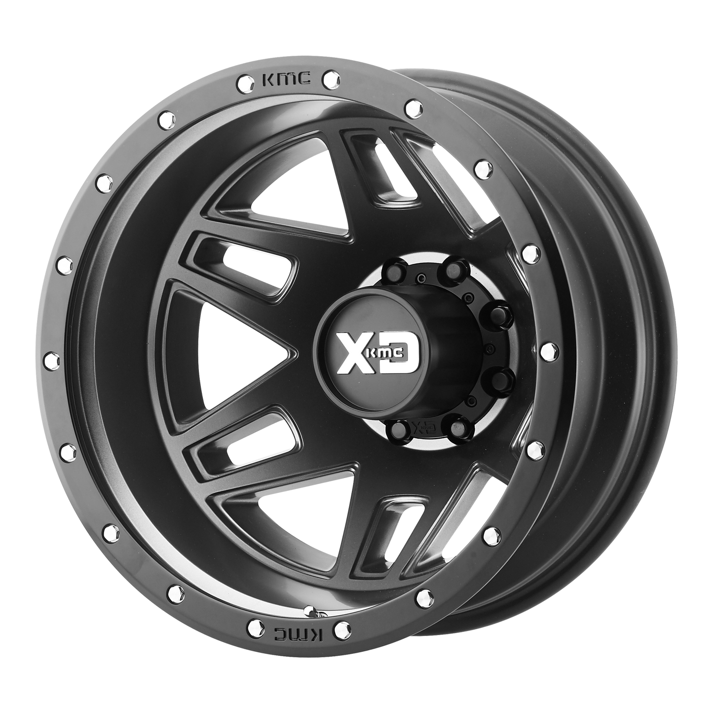 MACHETE DUALLY 20x8.25 8x165.10 SATIN BLACK (127 mm) - Tires and Engine Performance