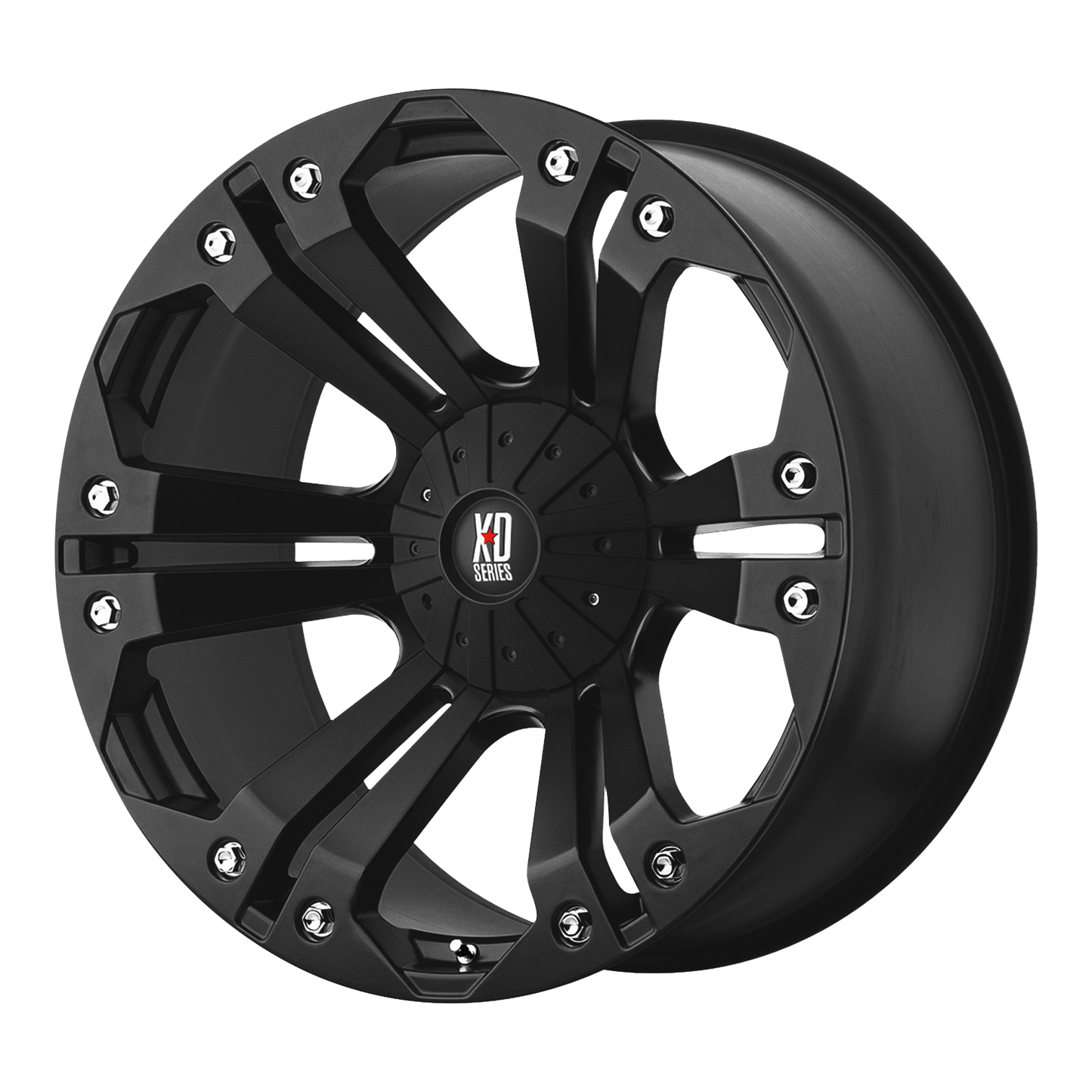 MONSTER 18x9 Blank MATTE BLACK (18 mm) - Tires and Engine Performance