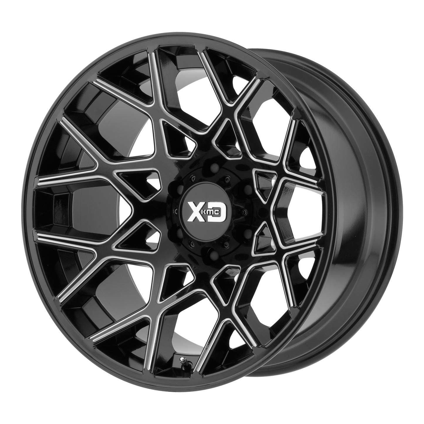 CHOPSTIX 20x10 5x127.00 GLOSS BLACK MILLED (-24 mm) - Tires and Engine Performance