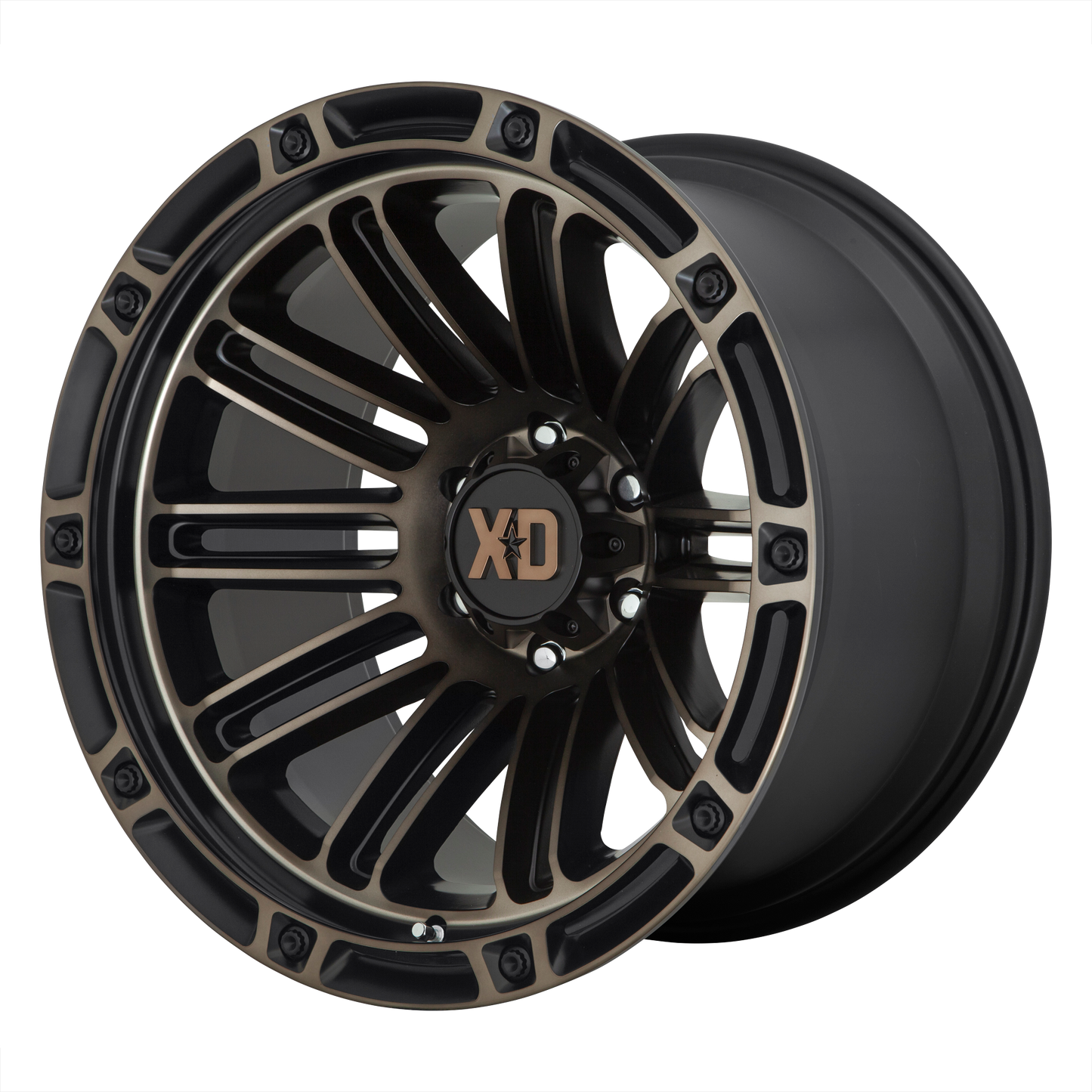 DOUBLE DEUCE 20x10 6x139.70 SATIN BLACK W/ DARK TINT (-18 mm) - Tires and Engine Performance