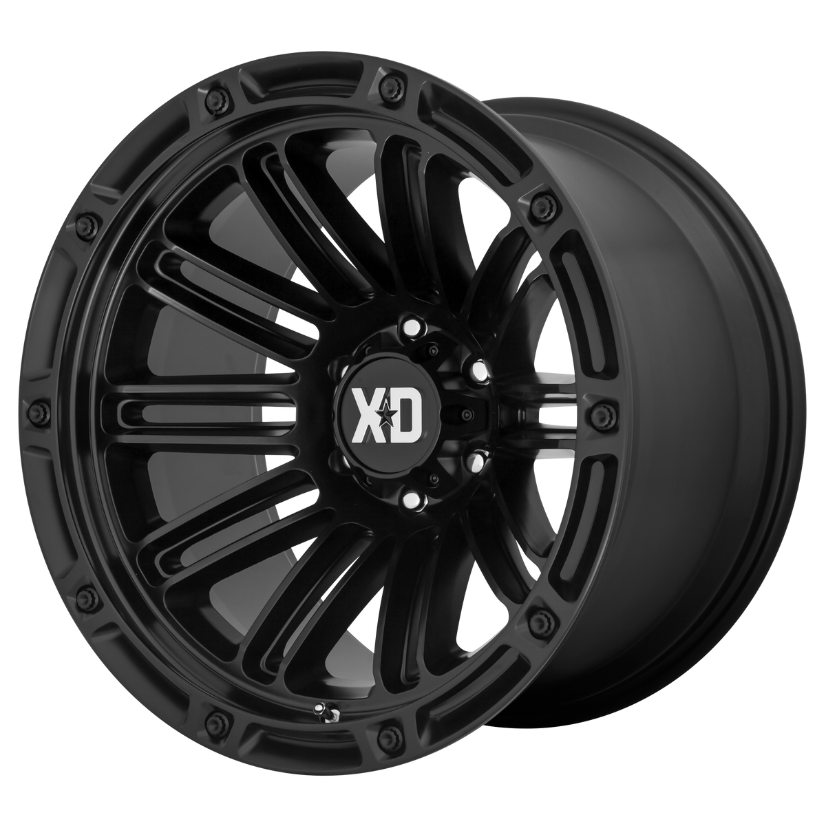DOUBLE DEUCE 20x12 8x165.10 SATIN BLACK (-44 mm) - Tires and Engine Performance