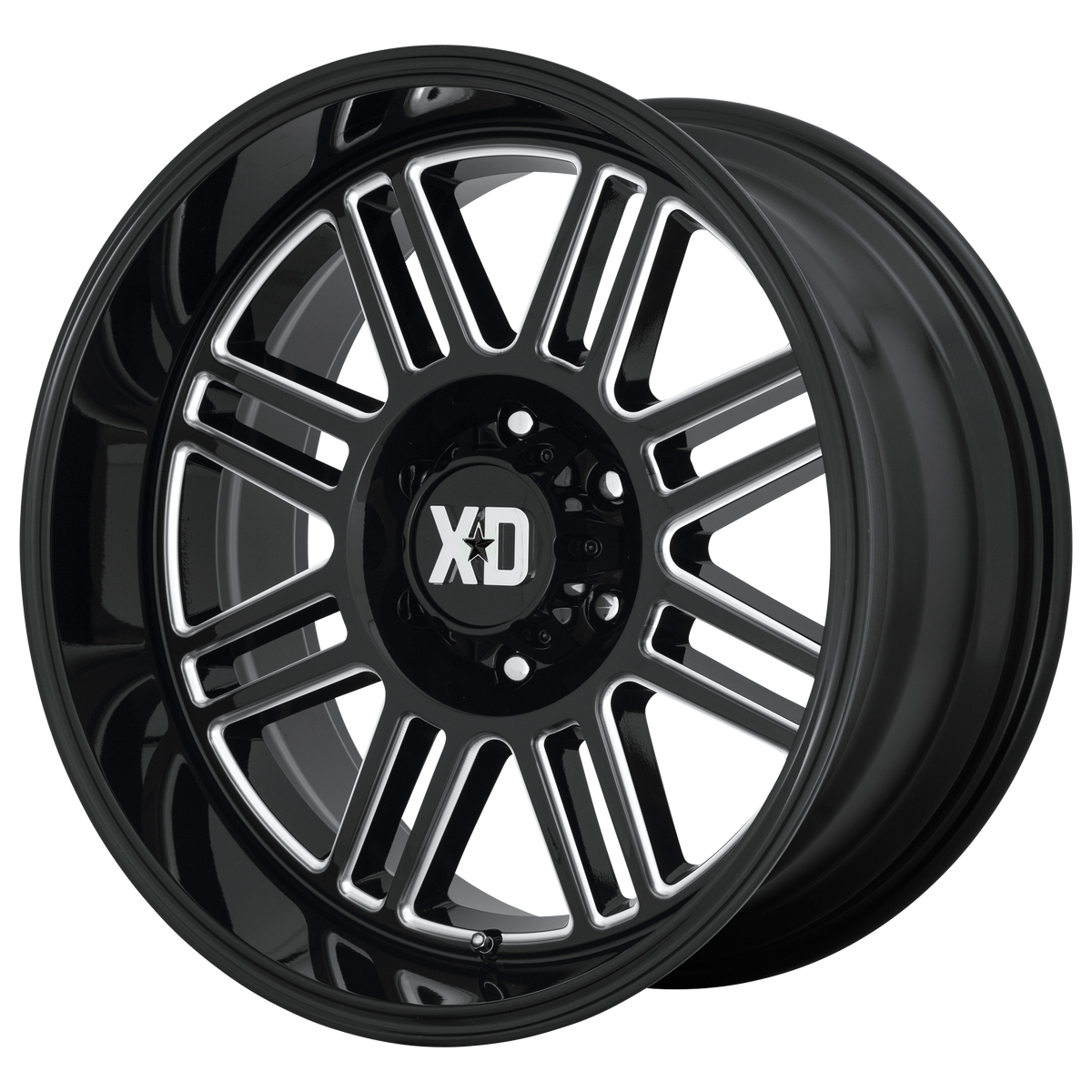 CAGE 20x9 5x150.00 GLOSS BLACK MILLED (18 mm) - Tires and Engine Performance