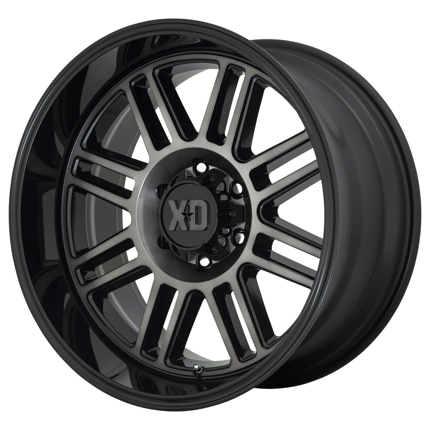 CAGE 20x10 6x139.70 GLOSS BLACK W/ GRAY TINT (-18 mm) - Tires and Engine Performance