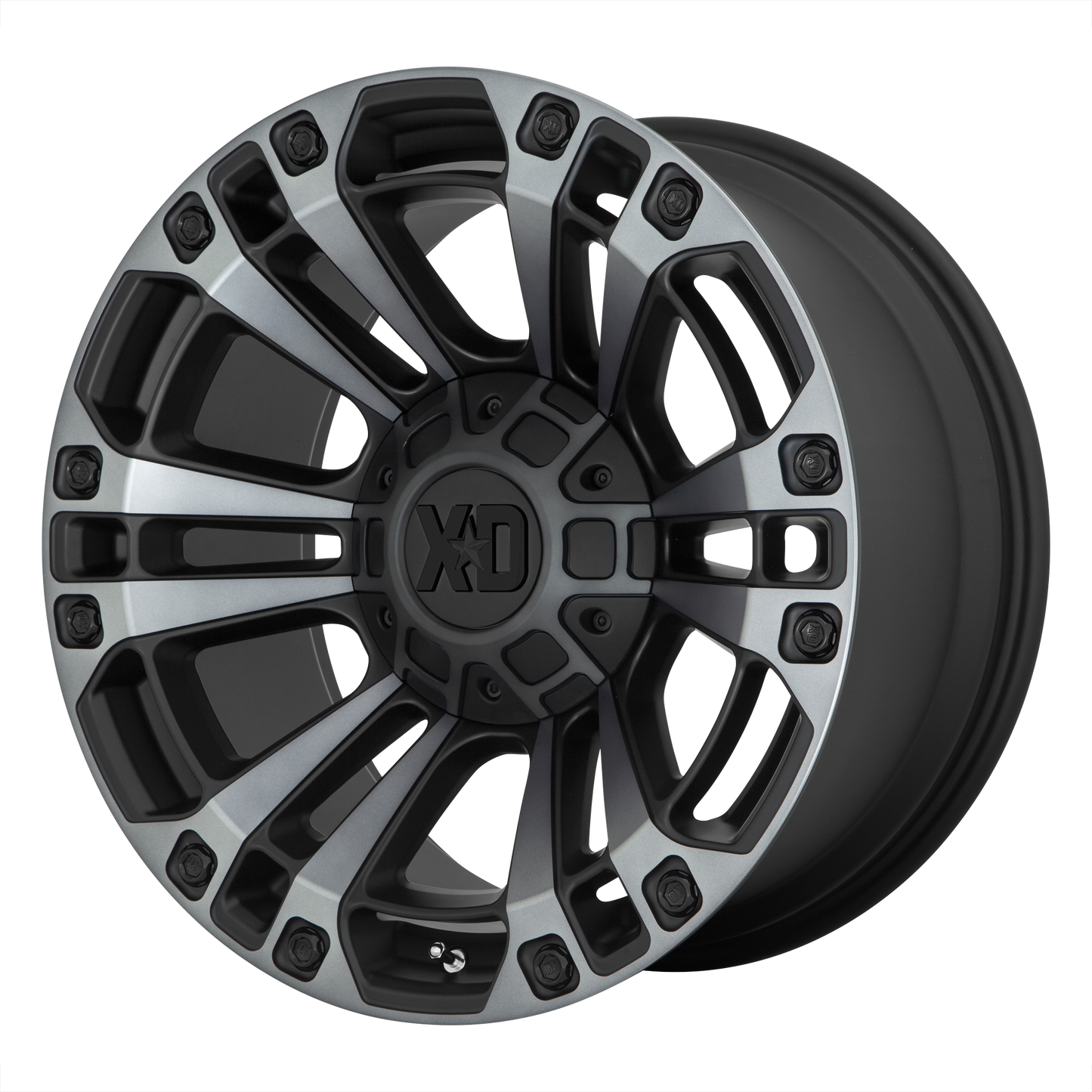 XD851 20x9 6x135.00/6x139.70 SATIN BLACK W/ GRAY TINT (18 mm) - Tires and Engine Performance
