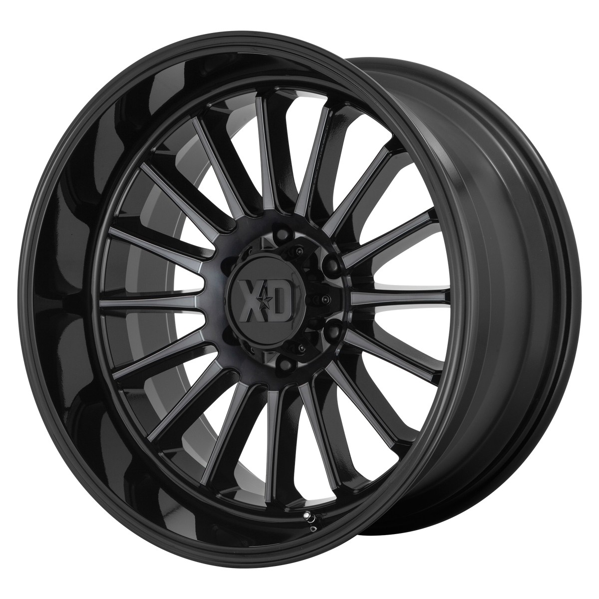 XD857 20x10 6x139.70 GLOSS BLACK W/ GRAY TINT (-18 mm) - Tires and Engine Performance