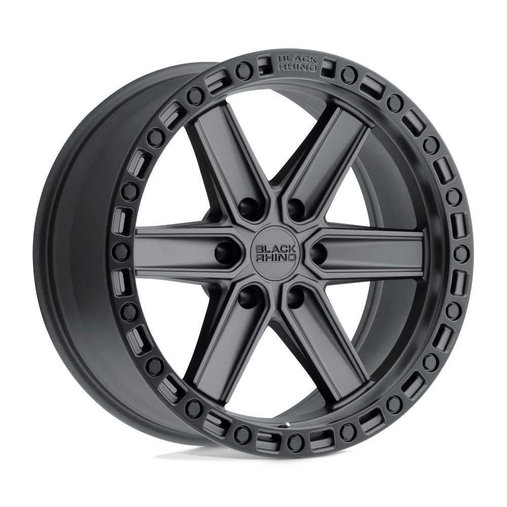 Black Rhino HENDERSON 18X9 -12 6X139.7/6X5.5 GUN BLACK W/ BLACK RING